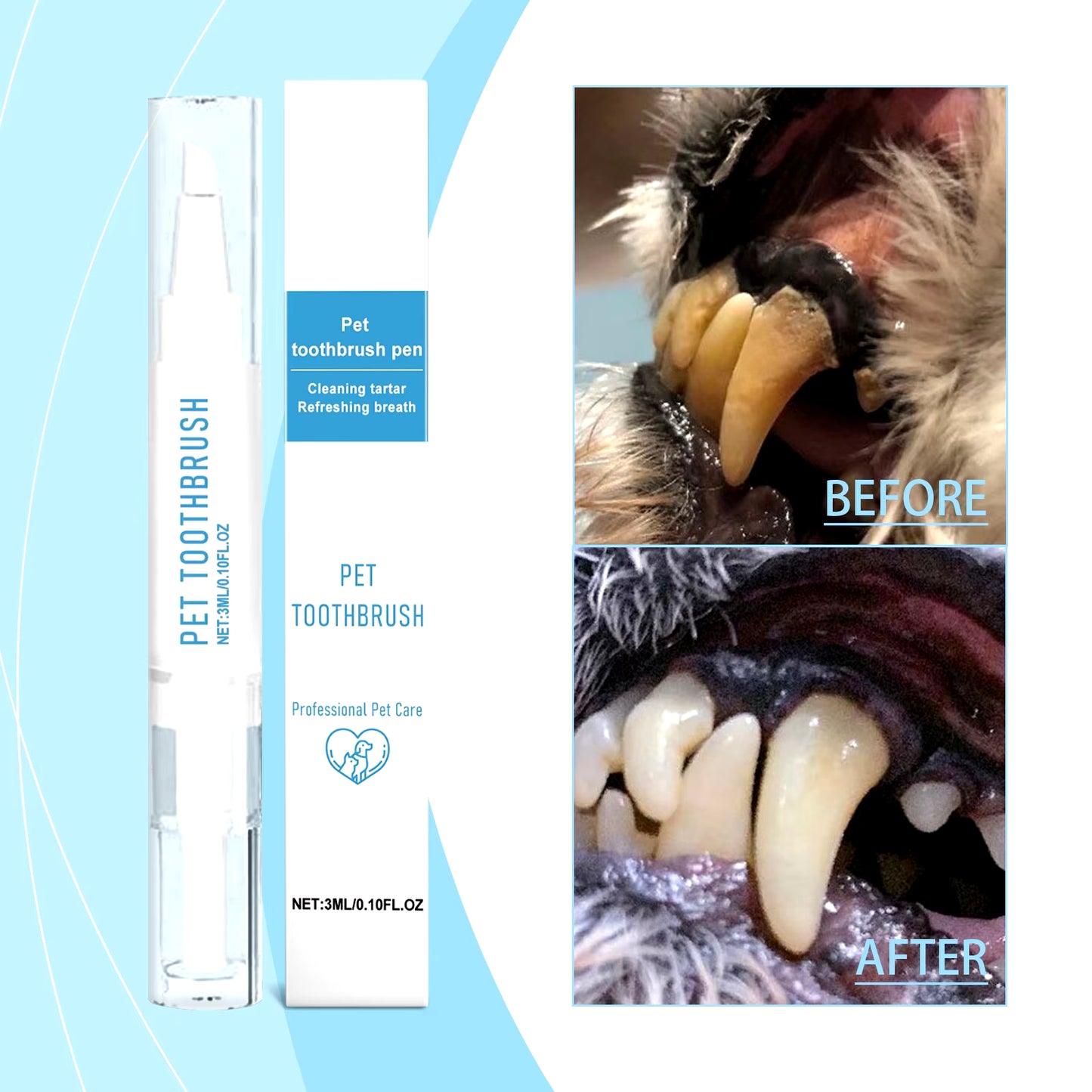 Pet Teeth Cleaning Toothbrush